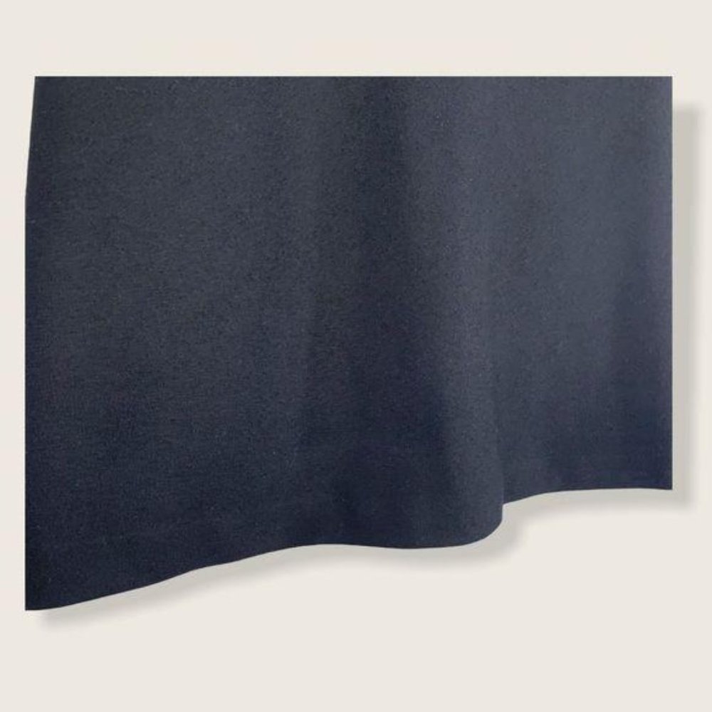 Vintage 90s J Crew Black Wool Blend A Line Skirt Medium Petite - Picture 3 of 12